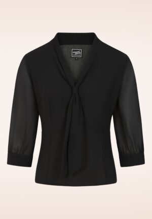 Sophia Lee blouse in zwart