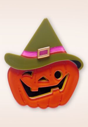 Witch O'Lantern broche