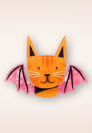 Winged Kitty broche