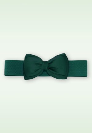 Bella Bow riem in flessengroen