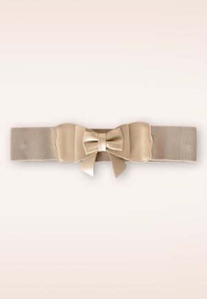 Play It Right Bow riem in beige