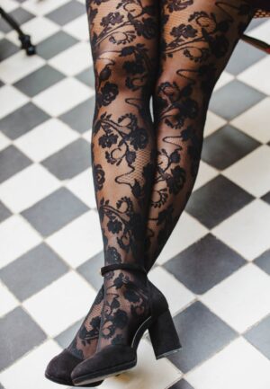 Fleur Lace panty in zwart