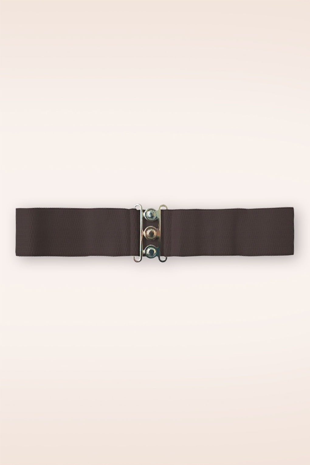 Lauren Vintage stretchriem in donkerbruin