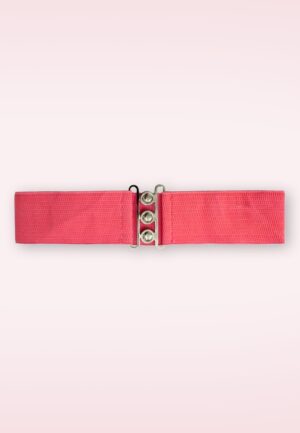 Lauren Vintage stretchriem in koraal