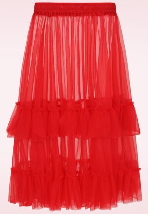 Mia petticoat in rood