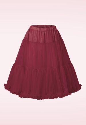 Topvintage exclusive ~ The Penelope petticoat in bordeauxrood