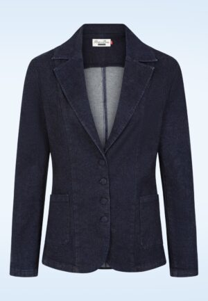 Topvintage exclusive ~ Mya blazer in donker denim