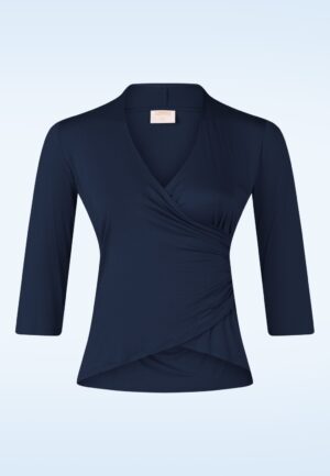 Topvintage exclusive ~ Darla top in navy