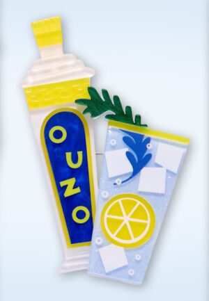 Opa! Ouzo broche