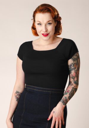 Kaylie top in zwart