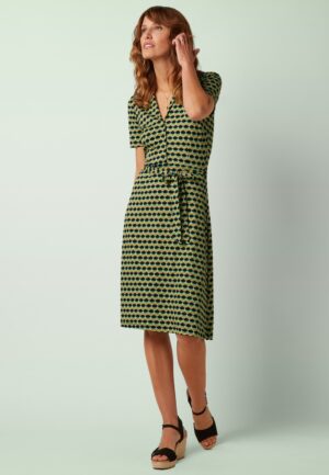 Lola Drift jurk in ponderosa groen