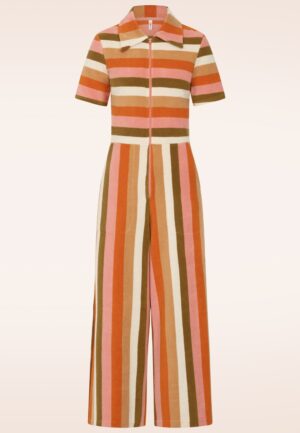 Renée Love Twist jumpsuit in Sunny Spirit Stripe