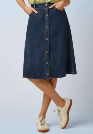 Marie Playa denim rok in blauwe tint