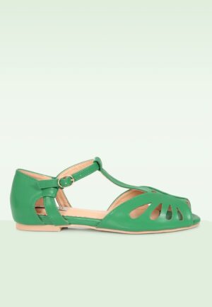 Secret Love flats in groen