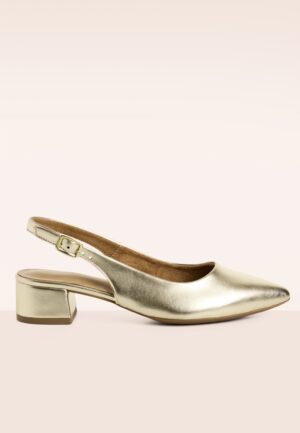 Studio Glow Slingback Heels in goud