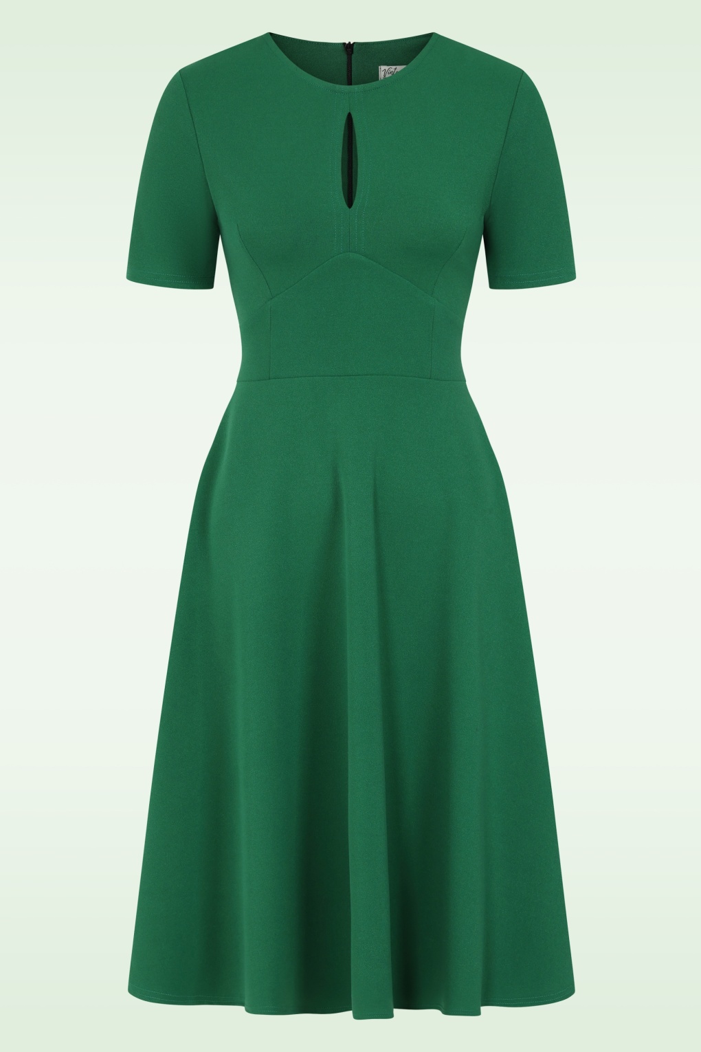 Topvintage exclusive ~ Solange swing jurk in smaragdgroen