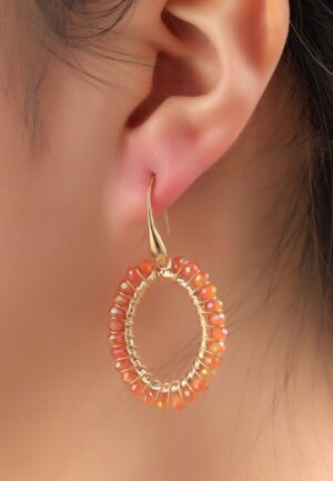 Coral Crush oorbellen