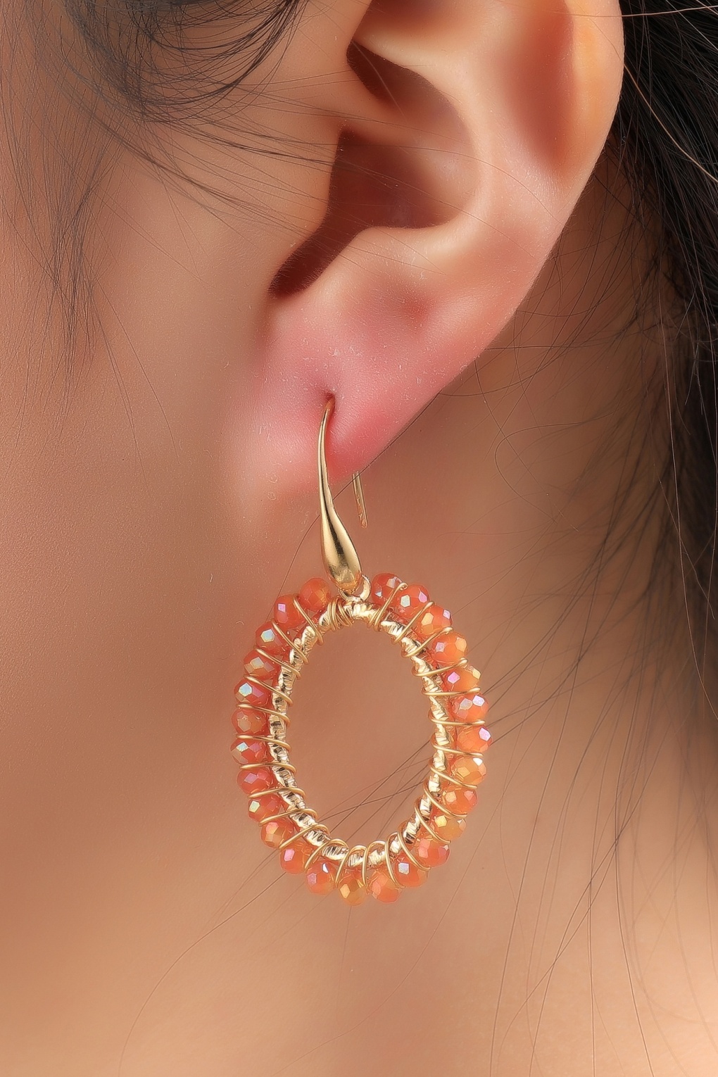 Coral Crush oorbellen