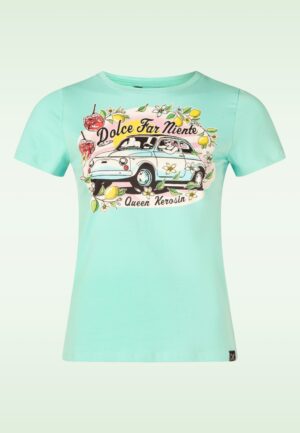 Dolce Far Niente T-shirt in mintgroen