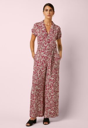 Daisy Paradis jumpsuit in chili rood