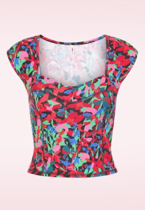 Lovely Booster top in Cavewoman Painting