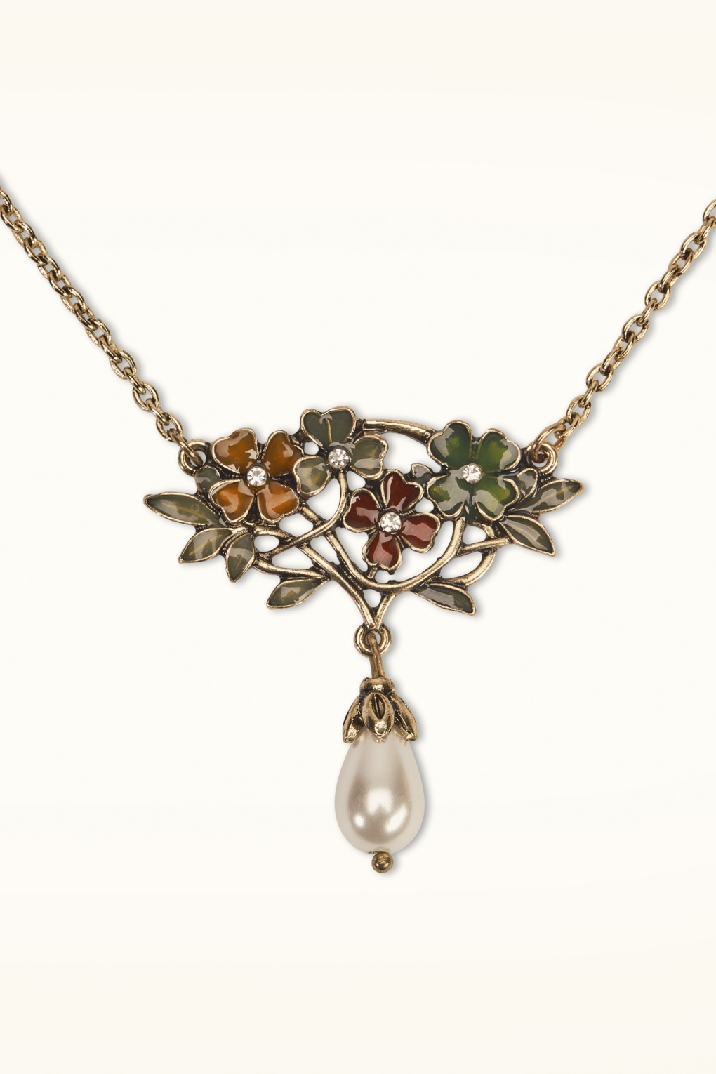 The Luminous Blossom ketting in goud