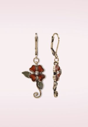 The Luminous Blossom oorbellen in goud