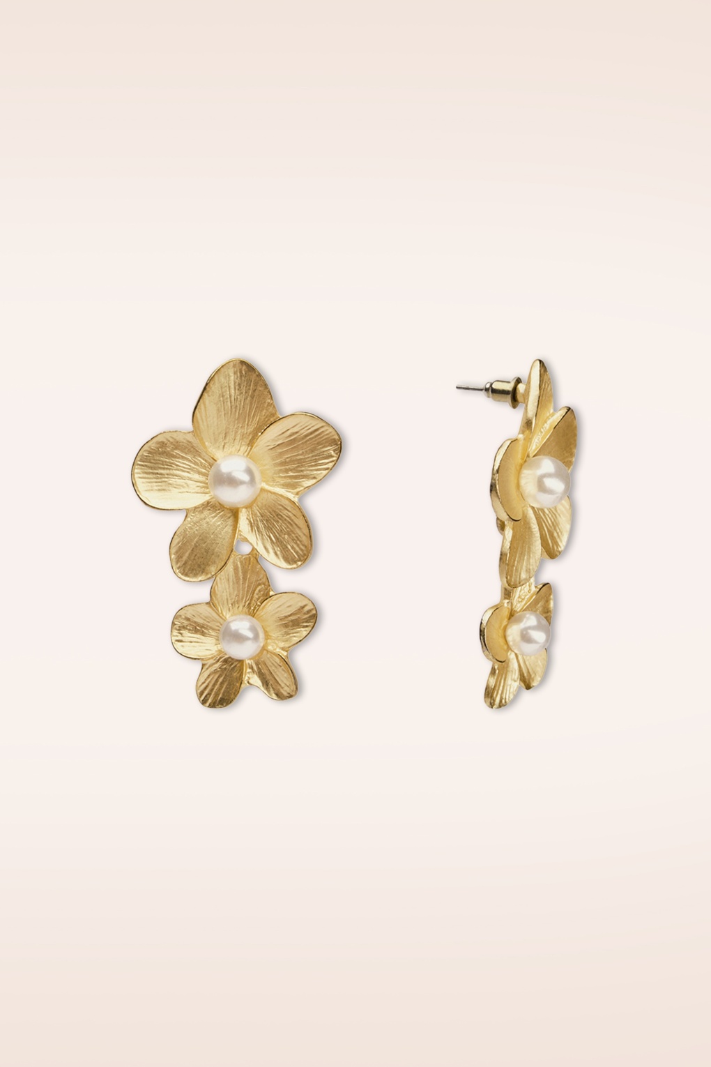 Golden Blossom Stud oorbellen