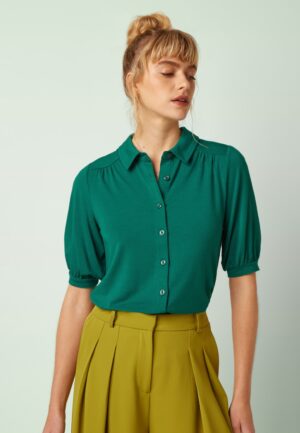 Carina Tulum blouse in Ponderosa groen