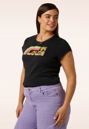 Cath T-shirt in zwart