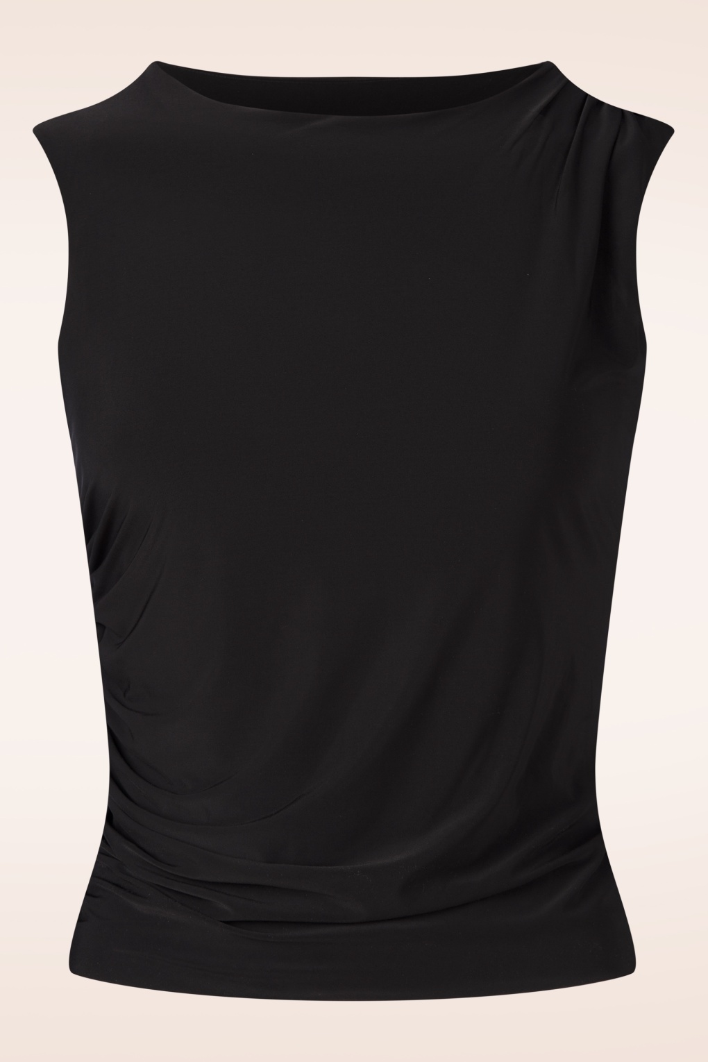 Topvintage exclusive ~ Inge Slinky top in zwart
