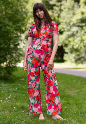 Emmylou jumpsuit in Artist Garden