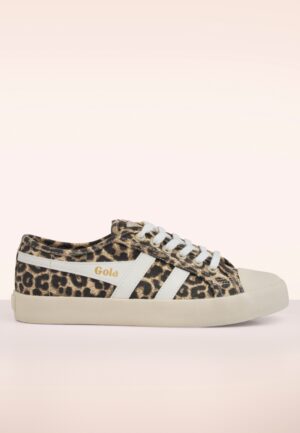 Coaster Canvas sneakers in luipaard