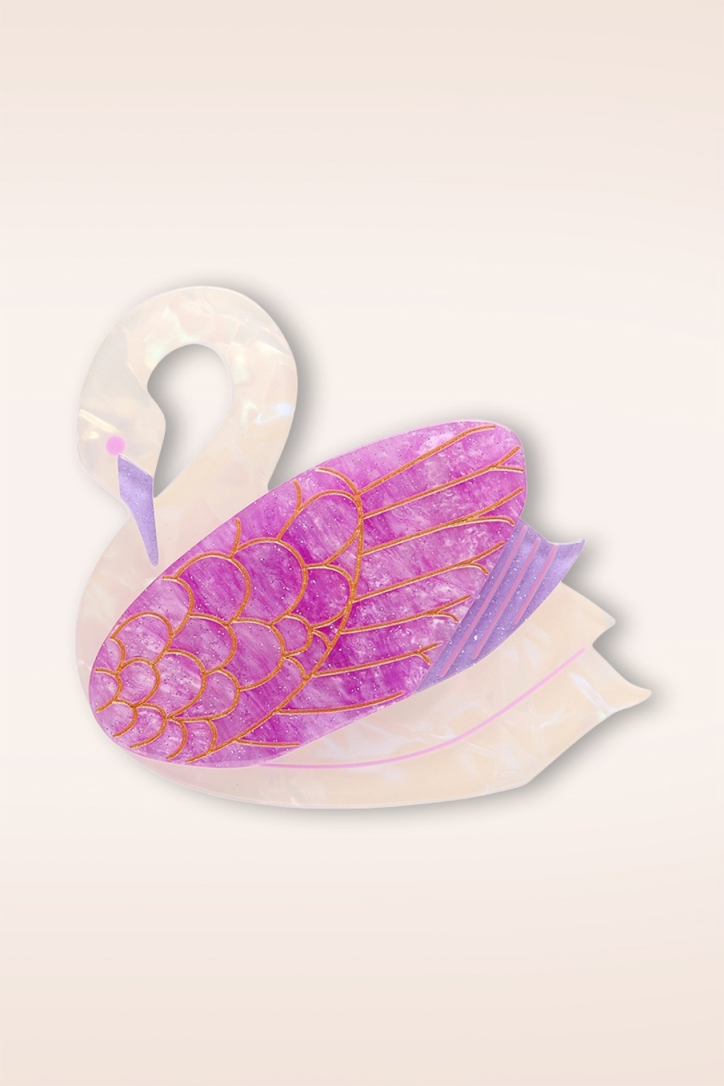 Sabine the Swan broche