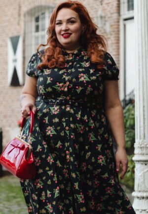 Star Jules semi-swing jurk in zwart