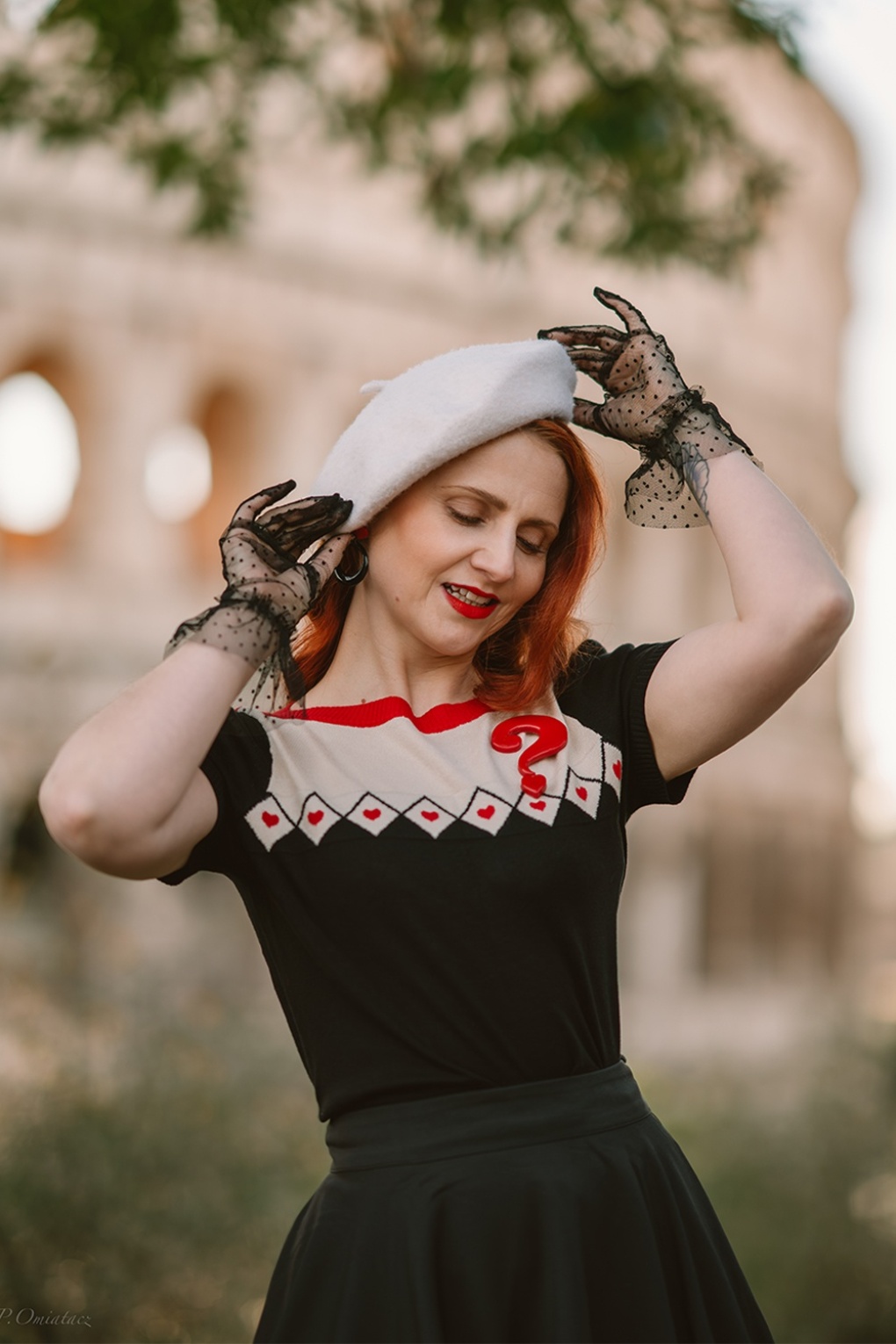 Winona Hearts trui in zwart