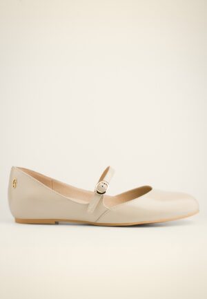 Bronte Ballerina flats in crème