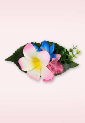 Blossom haarclip in roze