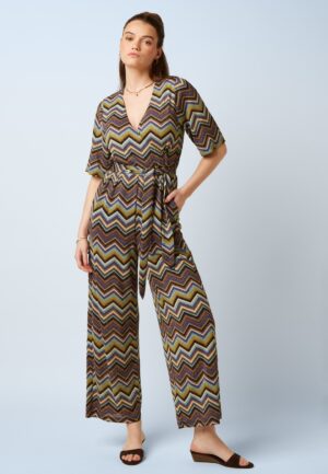 Zita Shio jumpsuit in strong blauw