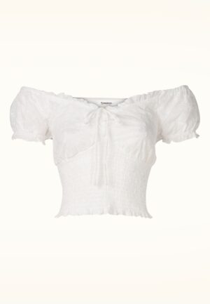 The Meadow Muse katoenen top in wit