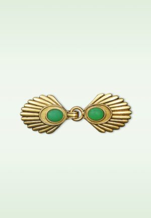 Venus Vest Clips in smaragd groen