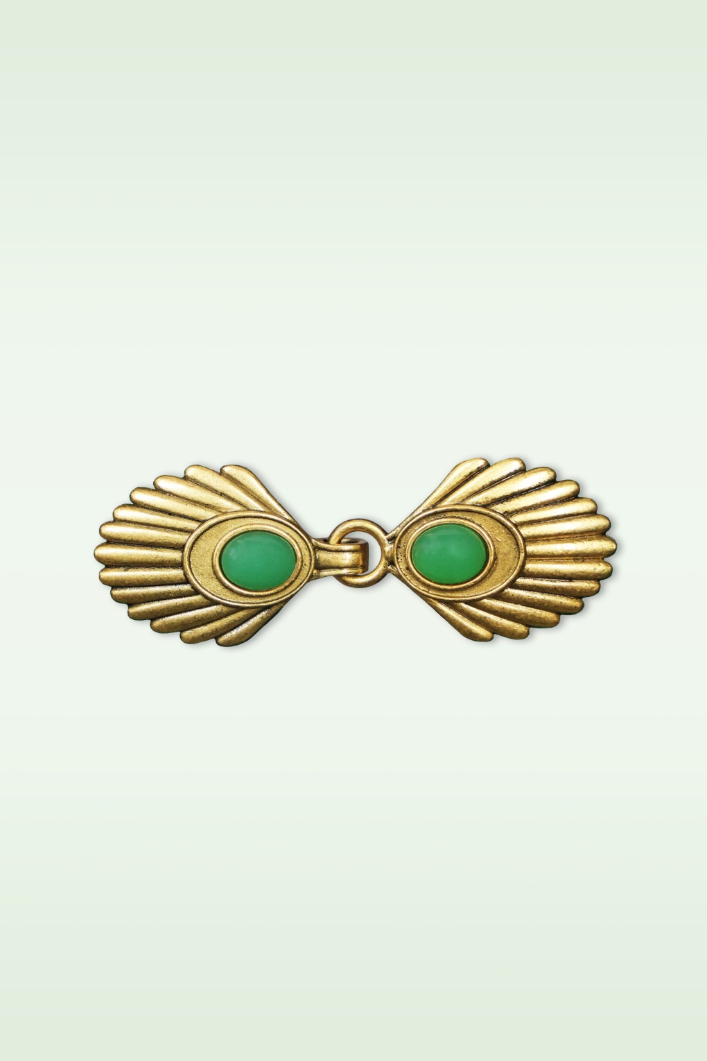 Venus Vest Clips in smaragd groen