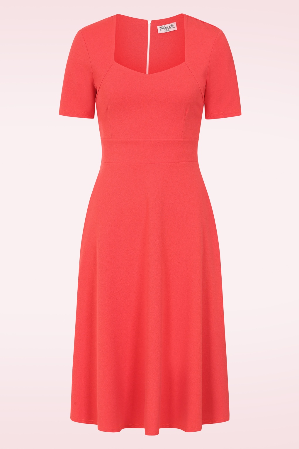 Topvintage exclusive ~ Rita swing jurk cayenne