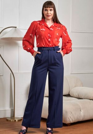 Joanna pantalon in marineblauw