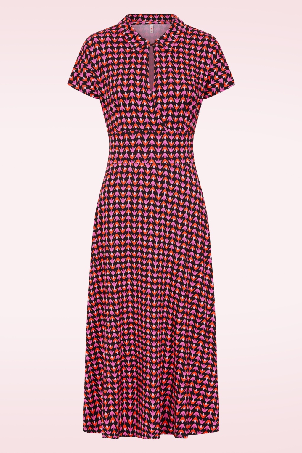 Now We Are Talking Light midi jurk in ease pure primrose