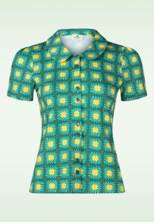 Chemise Leona blouse in Crochet