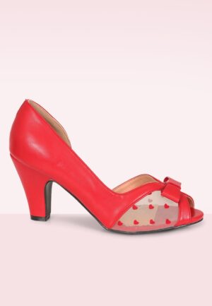 Love From Kelly Lee pumps in rood