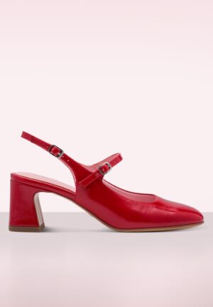 Pop Step Slingback pumps in rood
