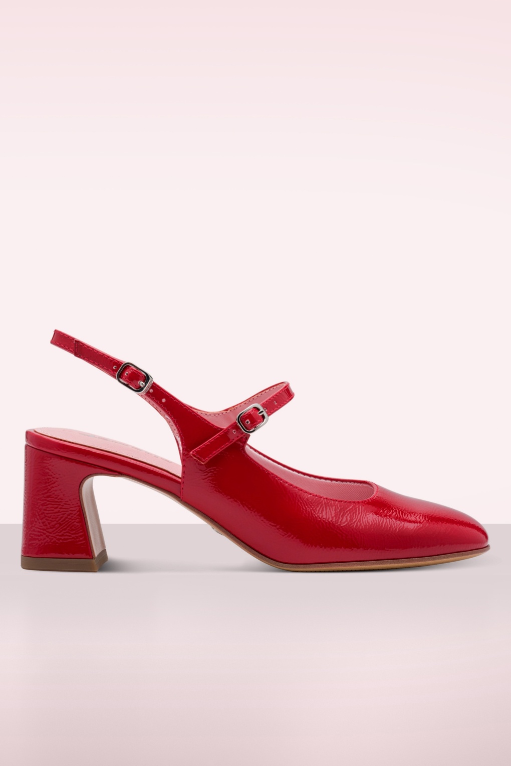 Pop Step Slingback pumps in rood