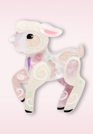 Lottie the Lamb broche